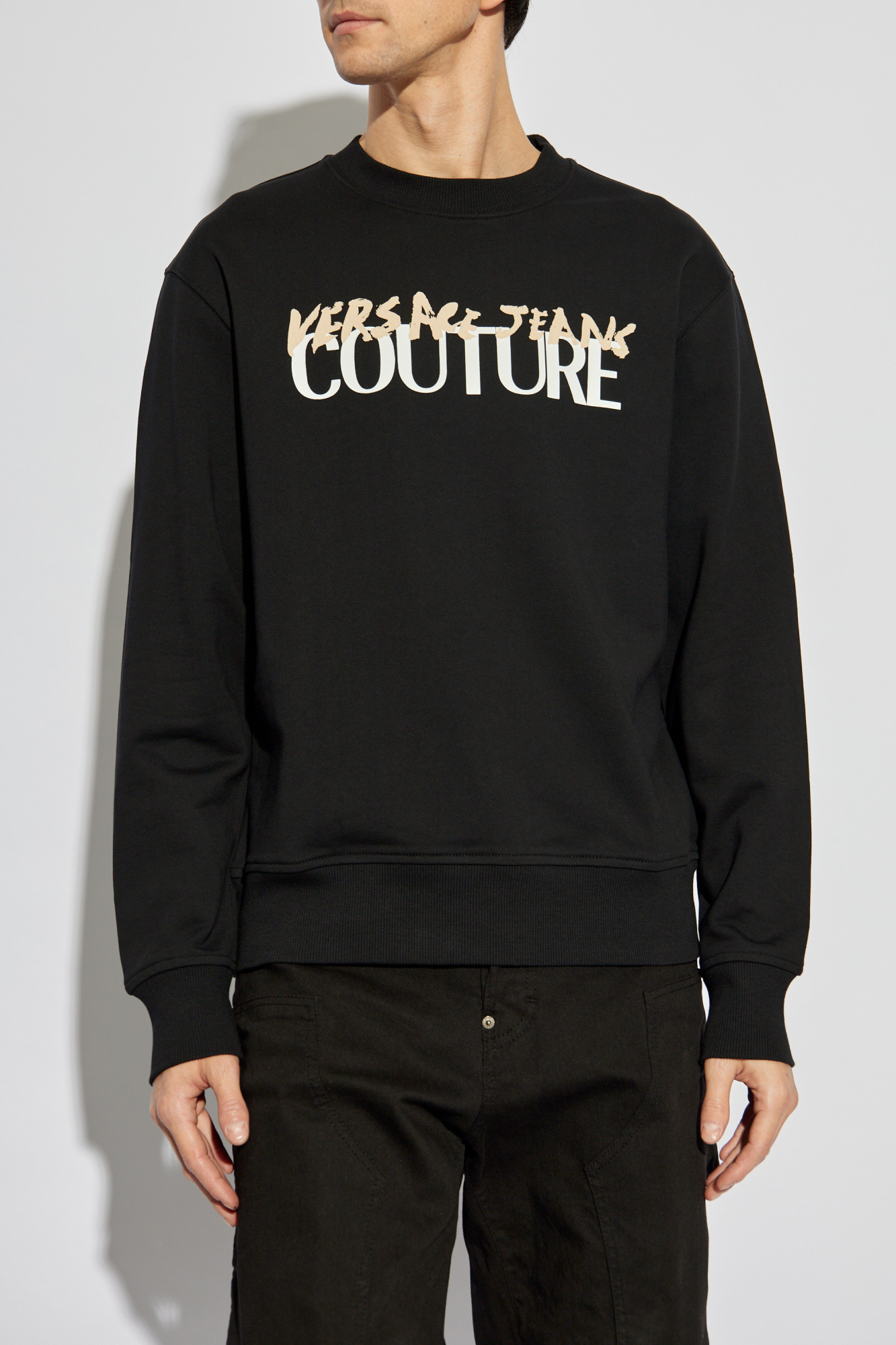 Versace Jeans Couture Sweatshirt with printed logo | Men's